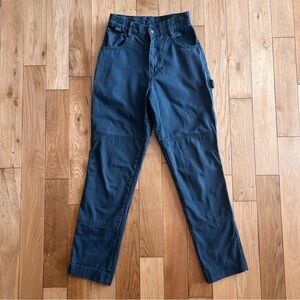 Suk Workwear Women’s 2 Way Work Carpenter Pants Green 100% Cotton Size 25